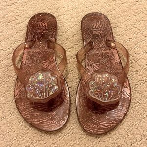 Mini Melissa flip flops